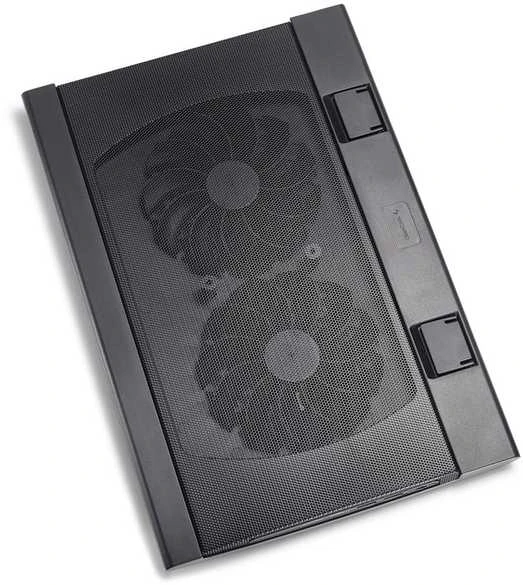 Deepcool | Nešiojamas kompiuteris aušintuvas Wind Pal FS, plonas, nešiojamas, didelio našumo, du 140 mm ventiliatoriai, 2 xUSB Hub, up tp 17" | 382x262x46mm mm | 922g g