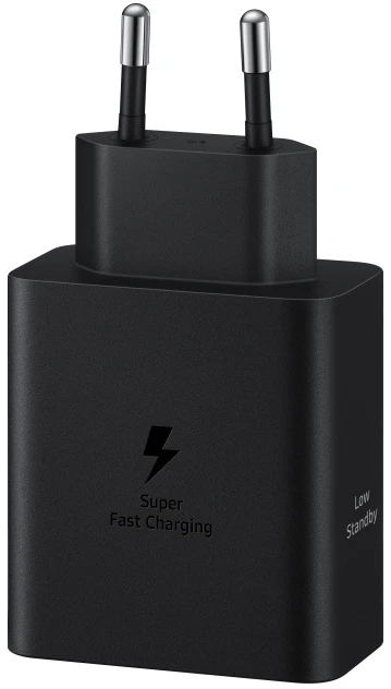 Samsung PD 50W Power Adapteris Duo (w/o cable) Type-Cx1, USBx1 (new) Juodas