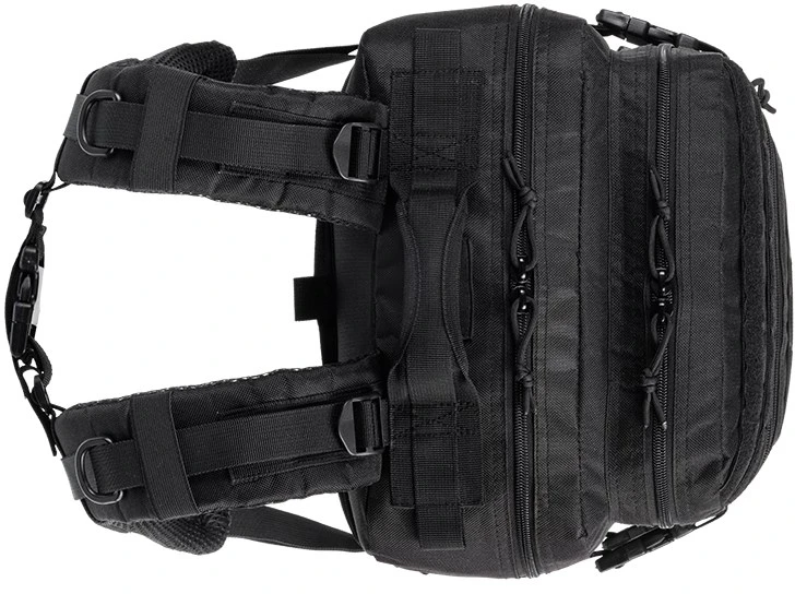 Kuprinė 16 colių „Tracer Evo“ juoda 25 l talpos ekspedicinė kuprinė