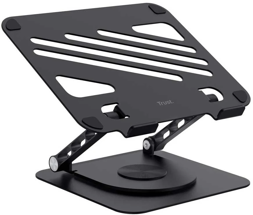 Trust Zeff Metal Juodas - notebook stand 40.6 cm (16"), juodas