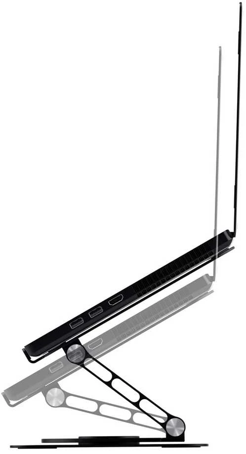 Trust Zeff Metal Juodas - notebook stand 40.6 cm (16"), juodas