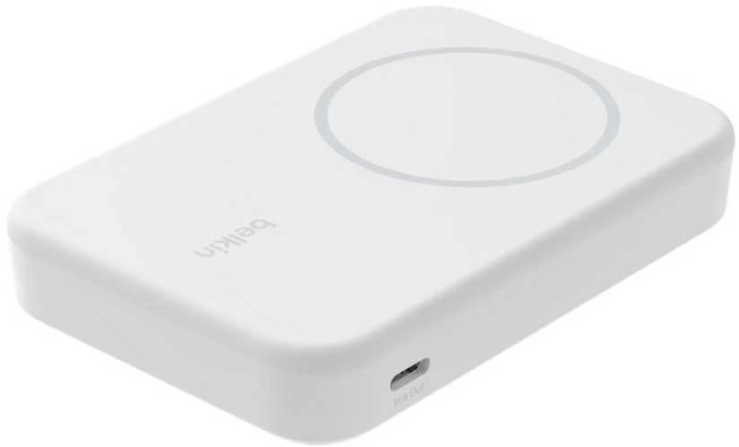Belkin 8000 mAh 15W Qi2 MagSafe balta