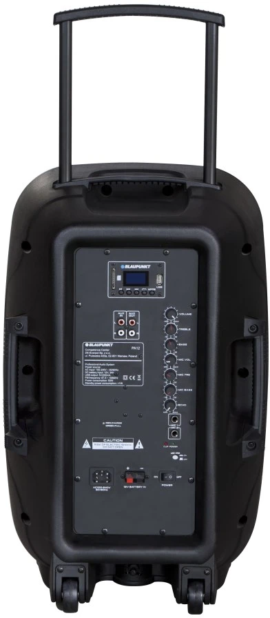 Nešiojamoji Kolonėlė - Blaupunkt PA12 650 W Stereo, Juoda