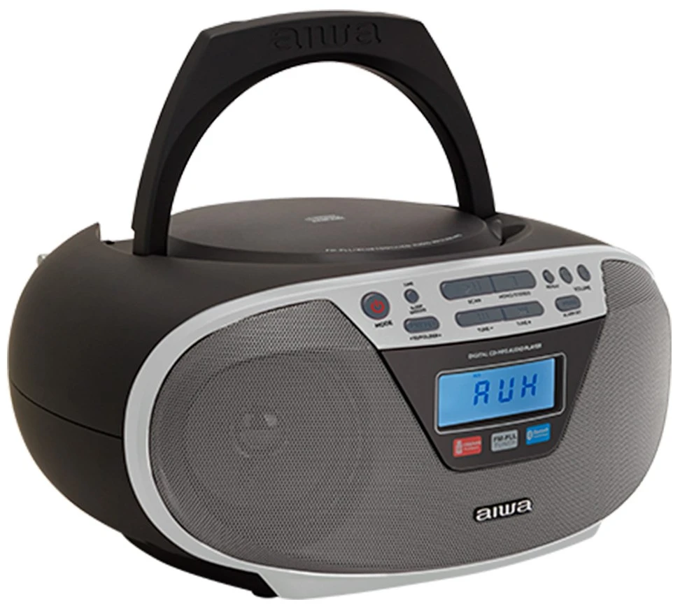 Aiwa BBTU-400SL portable stereo system Analog & digital 6 W FM Sidabrinis MP3 playback