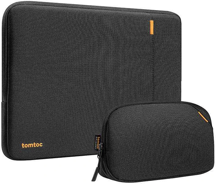 TOMTOC Defender-A13 14" Nešiojamas kompiuteris Sleeve + Case (Juodas)