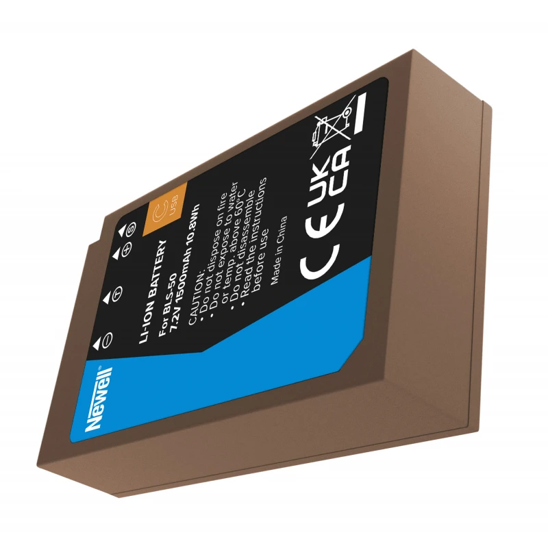 Newell BLS-50 USB-C baterija skirta Olympus