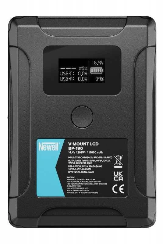 Newell BP-190 LCD V-Mount baterijų paketas