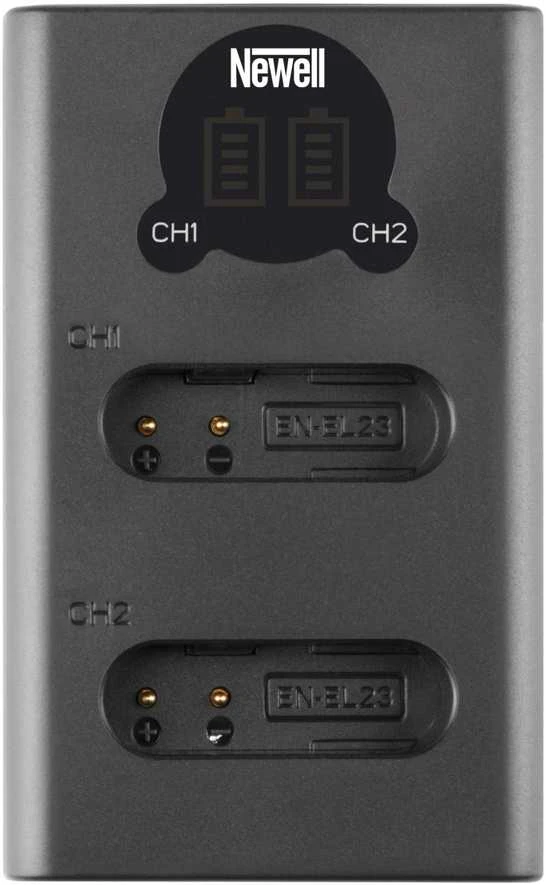 Newell DL-USB-C dviejų kanalų įkroviklis skirtas EN-EL23