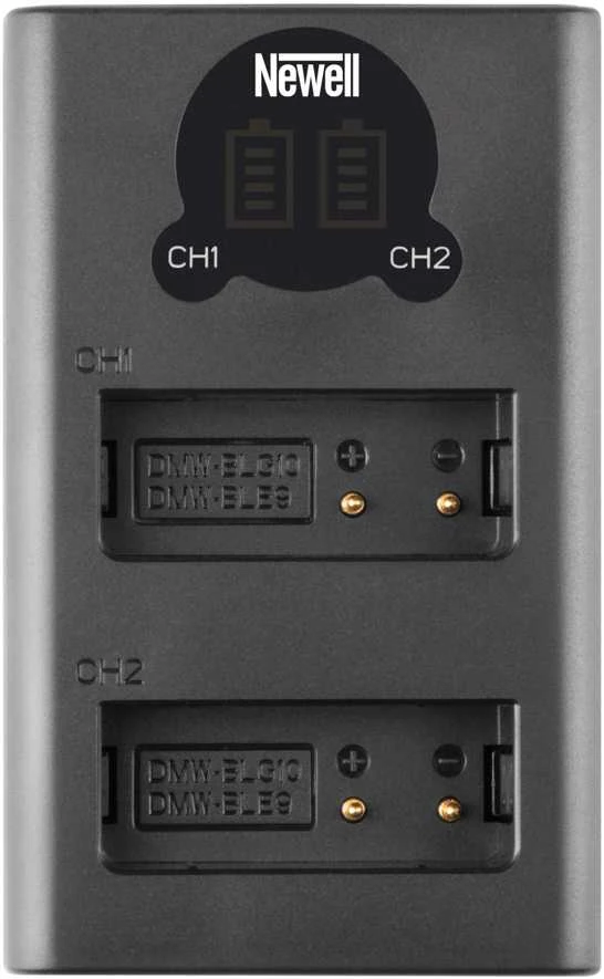 Newell DL-USB-C dviejų kanalų įkroviklis, skirtas DMW-BLG10
