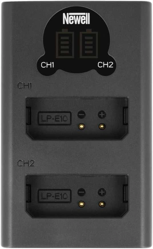 Newell DL-USB-C dviejų kanalų įkroviklis, skirtas LP-E10