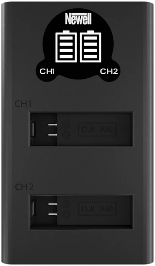 Newell DL-USB-C įkroviklis skirtas AB1 Osmo Action