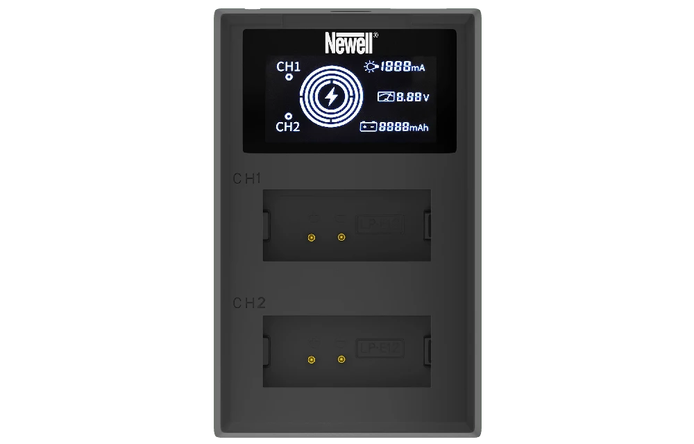 Įkroviklis - Newell FDL-USB-C Dual-Channel LP-E12 8.5x5.3x2.5cm 64g