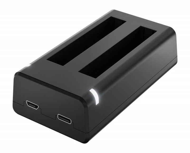 Newell SDC-USB dviejų kanalų baterijų įkroviklis One X3 baterijoms skirtas Insta360