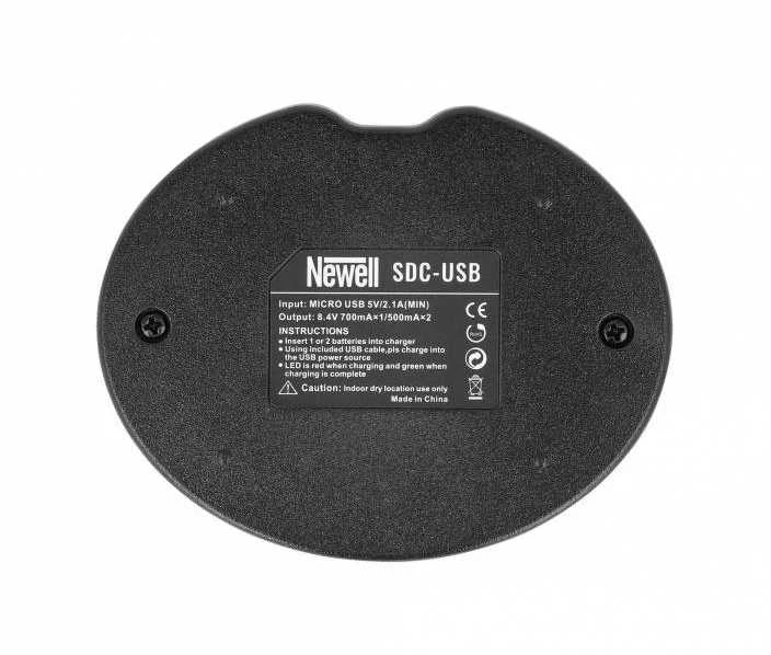Newell SDC-USB dviejų kanalų įkroviklis NP-F550, FM50, FM500H serijos baterijoms