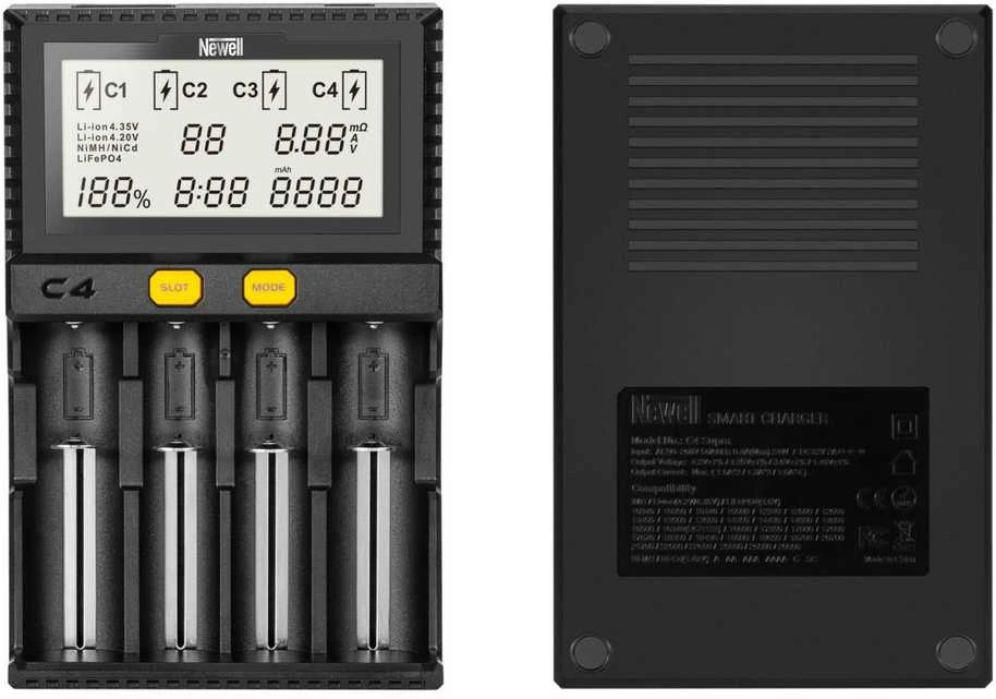 Newell Smart C4 Supra įkroviklis NiMH/Li-Ion akumuliatoriams