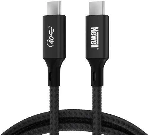 USB Kabelis - Newell USB-C 4.0 1m 40Gbps 100W Grafitas