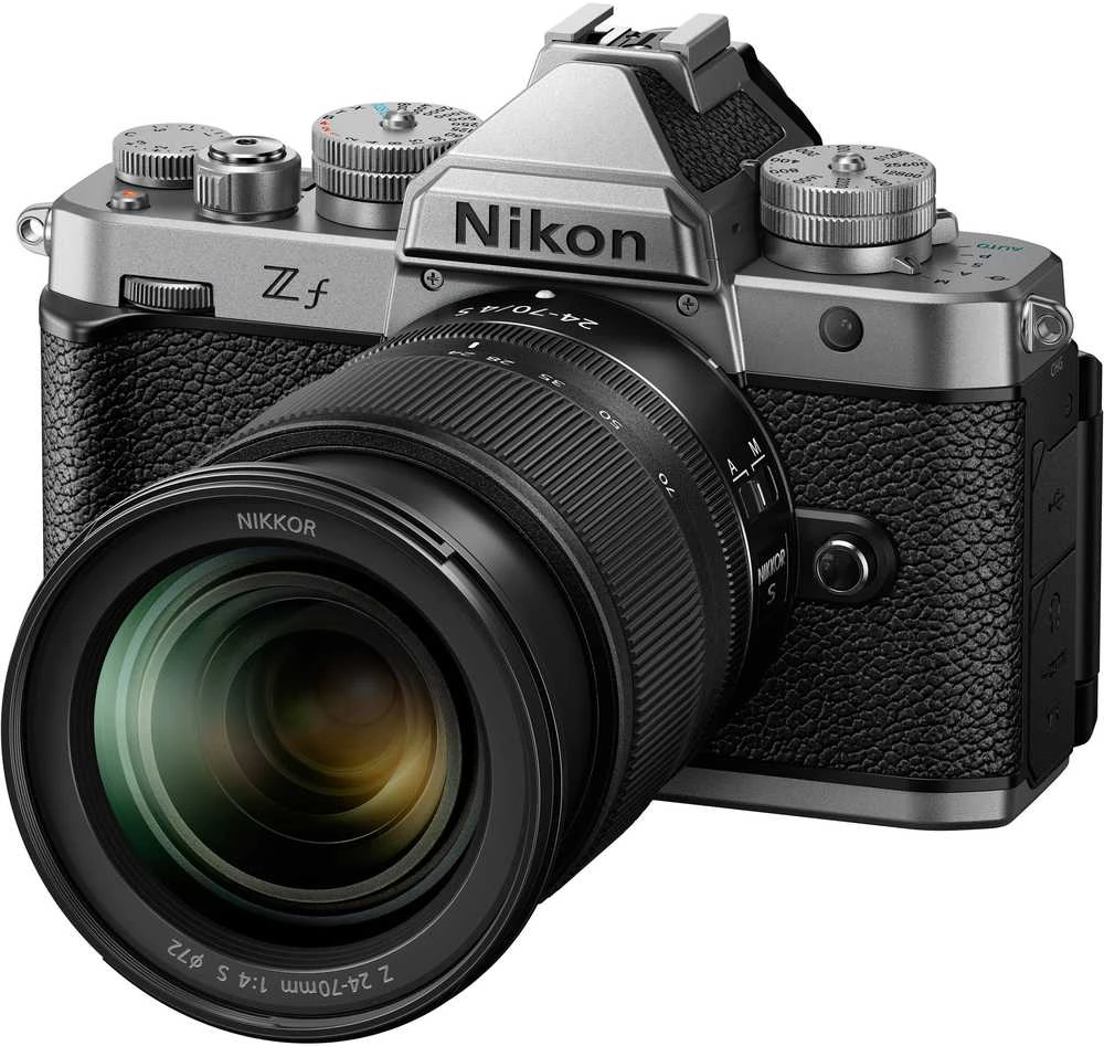 Nikon Z f + 24-70 Kit Sidabrinė