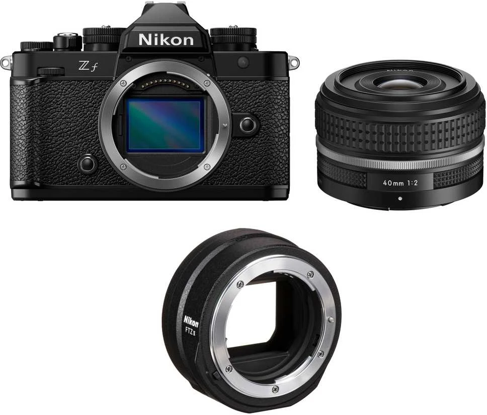 Nikon Z f (Zf) + NIKKOR Z 40mm f/2 SE + FTZ II Mount adapter (Juodas)