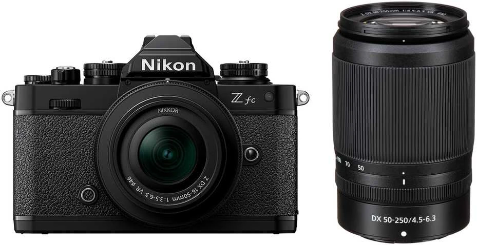 Nikon Z fc + NIKKOR Z DX 16-50mm f/3.5-6.3 VR + NIKKOR Z DX 50-250mm f/4.5-6.3 VR (Juodas)