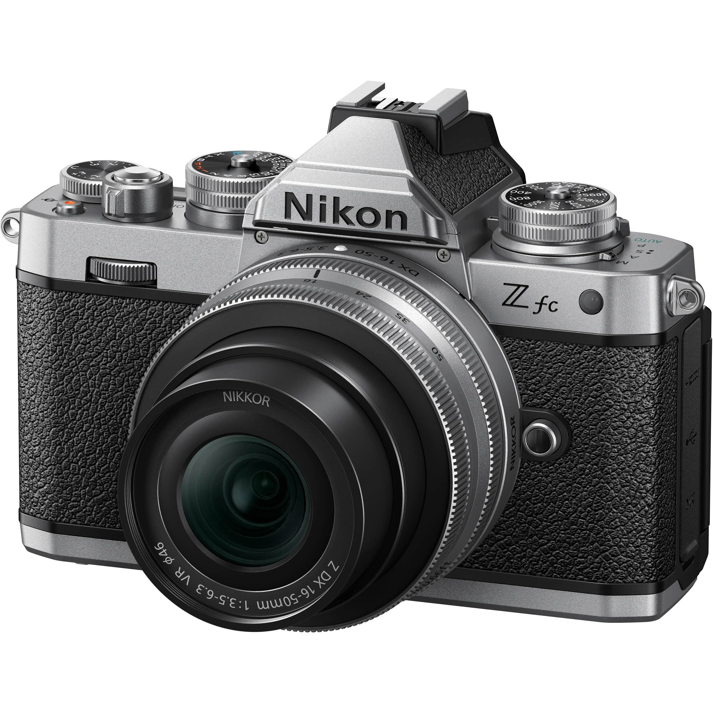 Nikon Z fc + NIKKOR Z DX 16-50mm f/3.5-6.3 VR + NIKKOR Z DX 50-250mm f/4.5-6.3 VR (Sidabrinis)