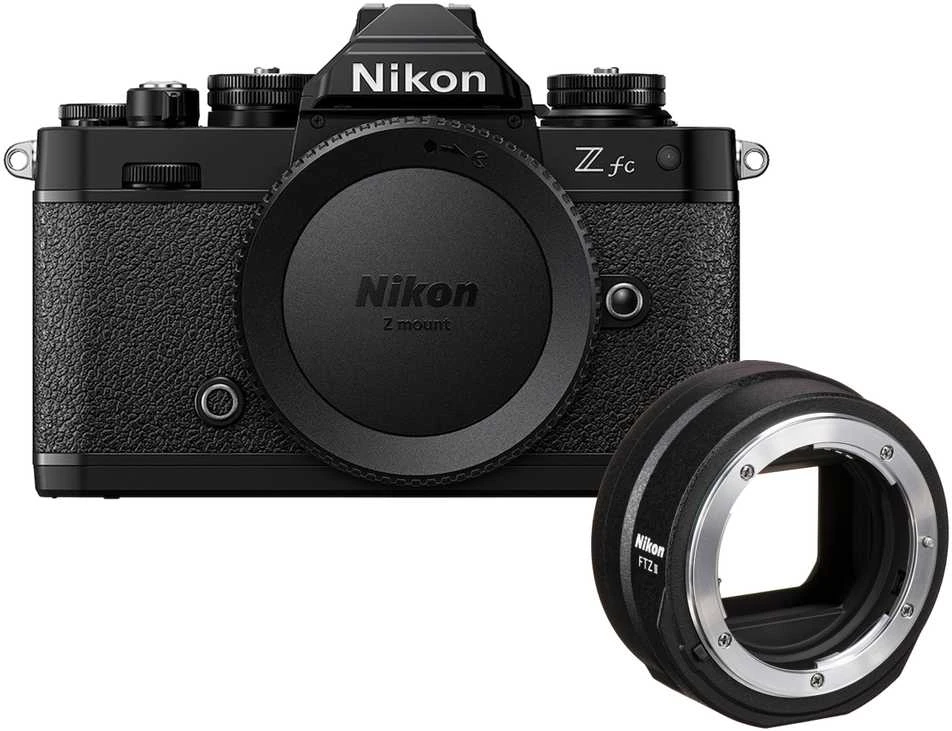 Nikon Z fc + Nikon FTZ II Mount adapter (Juodas)