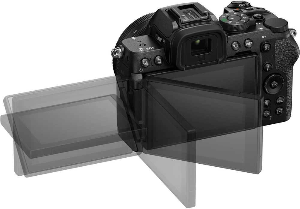 Nikon Z50 II (Z 50 II), (Z50II) + NIKKOR Z DX 16-50mm f/3.5-6.3 VR + FTZ II Mount Adapteris