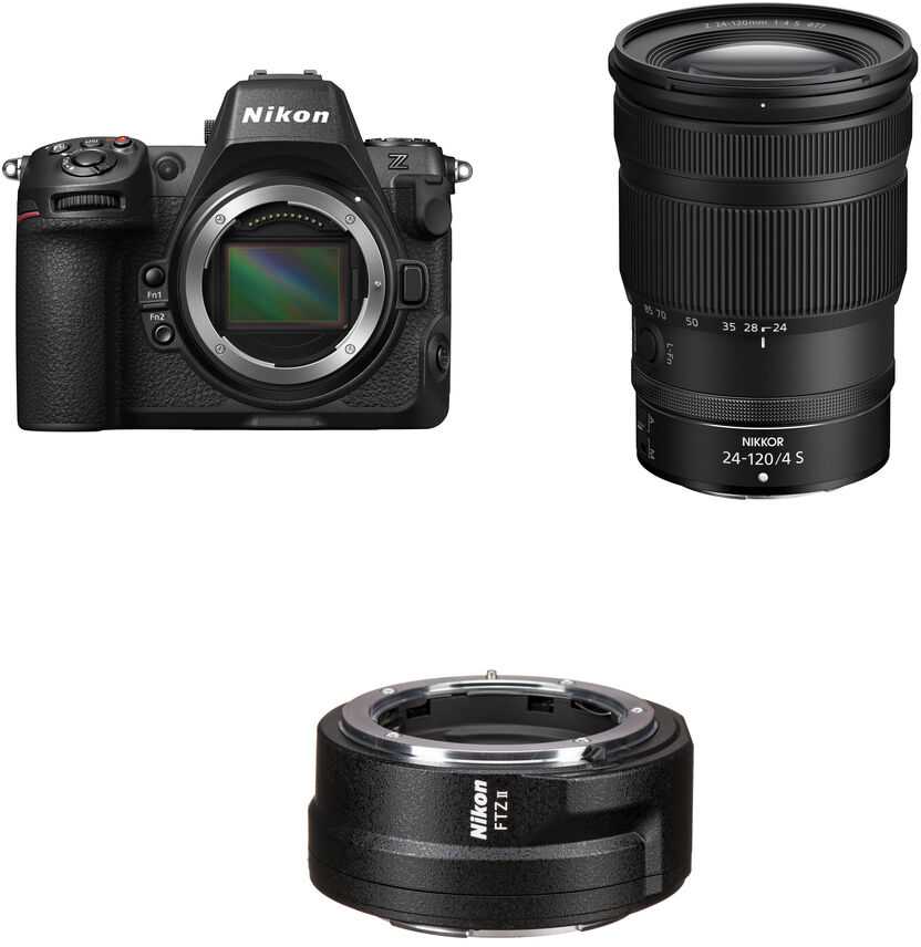 Nikon Z8 + NIKKOR Z 24-120mm f/4S + FTZ II Adapteris