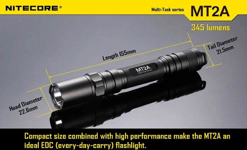 Nitecore MT2A žibintuvėlis