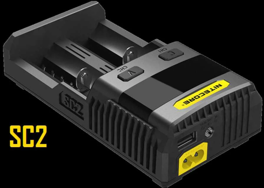 NITECORE SC2 Superb Charger Baterijų įkroviklis