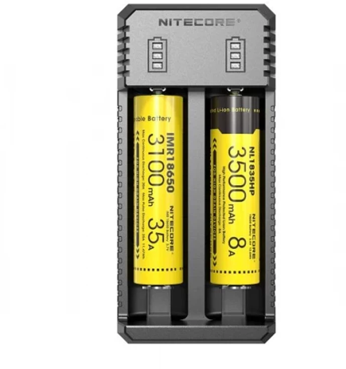 Nitecore UI2 Portable Dual-slot USB Baterijų įkroviklis