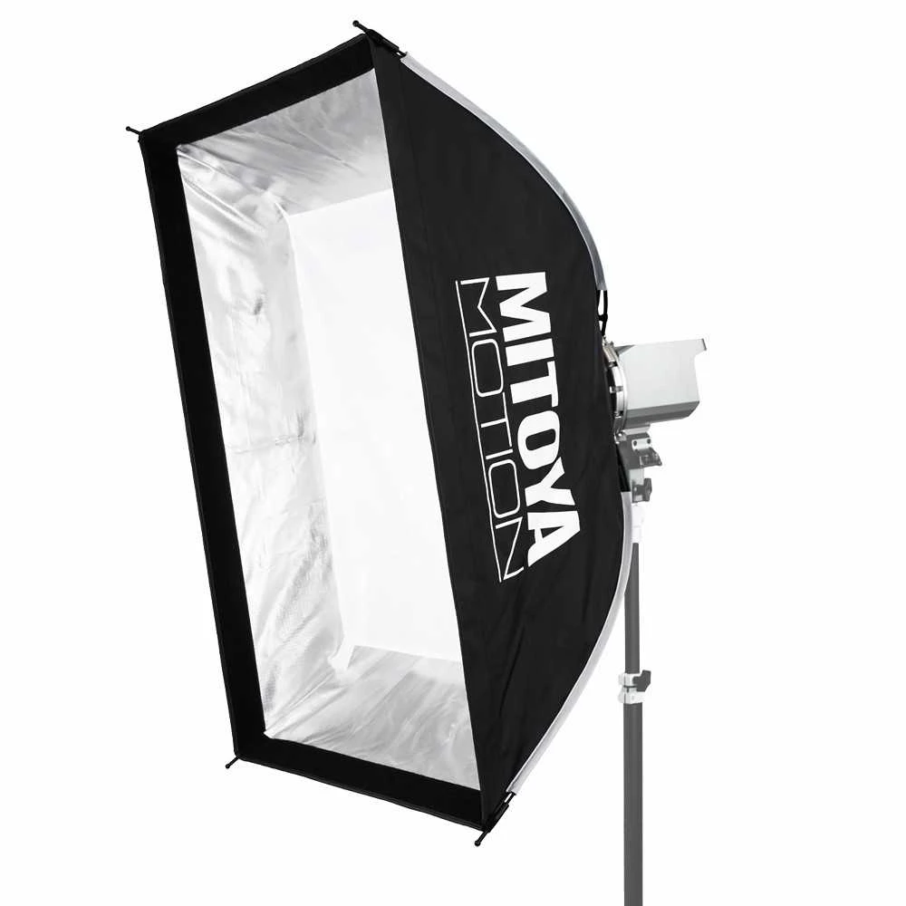 Apšvietimo įranga - MITOYA MOTION Softbox 60x90cm Bowens Mount, 2 Diffuseriai, Tinklelis