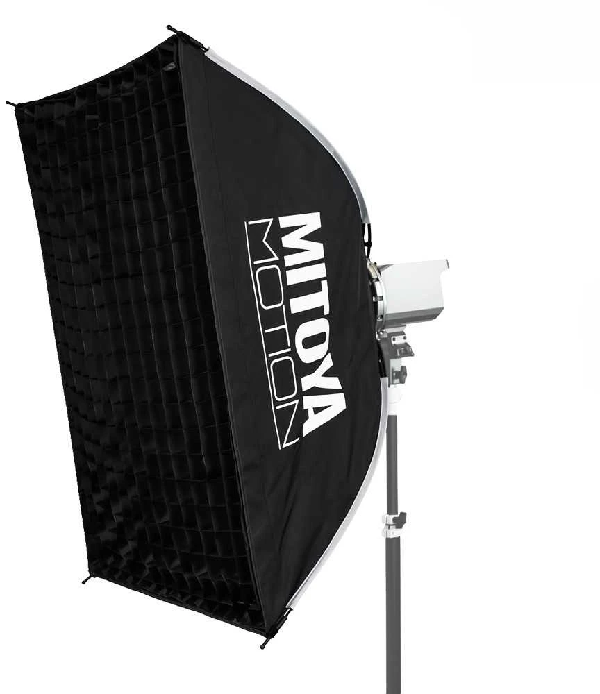 Apšvietimo įranga - MITOYA MOTION Softbox 60x90cm Bowens Mount, 2 Diffuseriai, Tinklelis