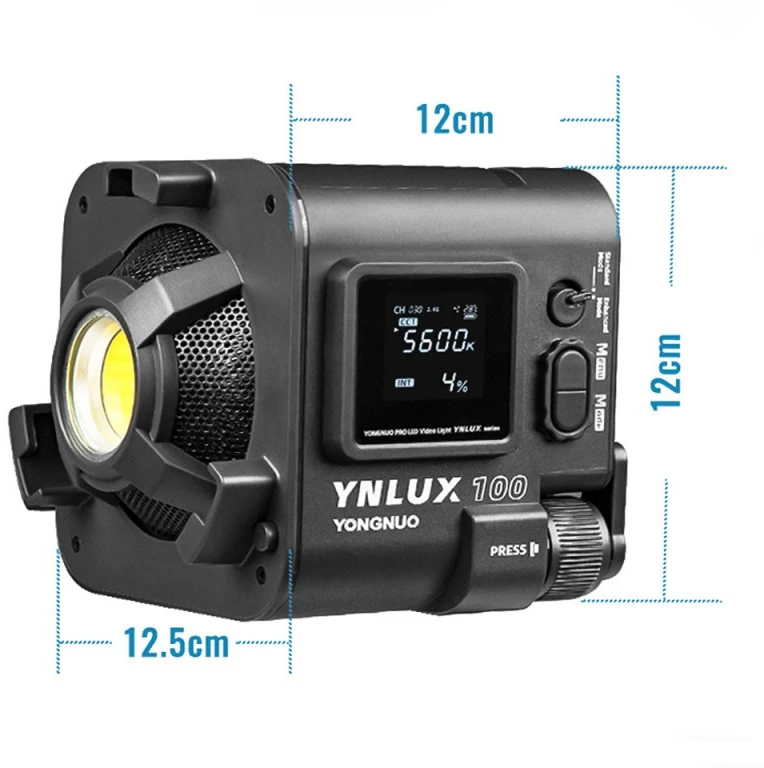 null Apšvietimo Įranga - Yongnuo YNLUX100 LED Šviesa 3200-5600K Bowens Montavimas