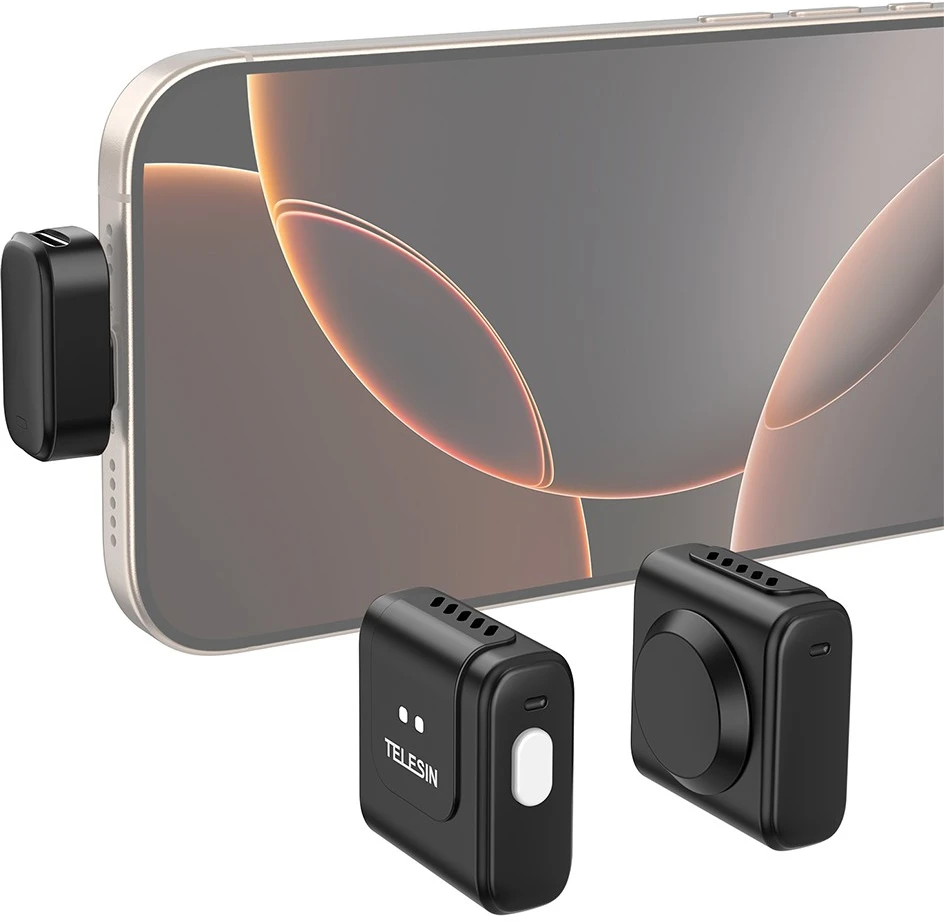 null Belaidis Mikrofonų Rinkinys - 7Ryms Rimo S1 USB-C, Dviejų Siųstuvų