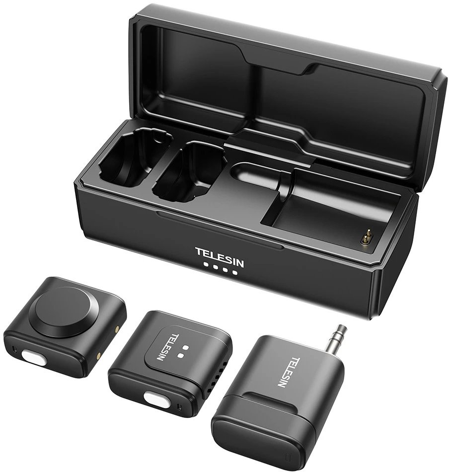 null Belaidis Mikrofonų Rinkinys - 7Ryms Rimo S1 USB-C, Dviejų Siųstuvų