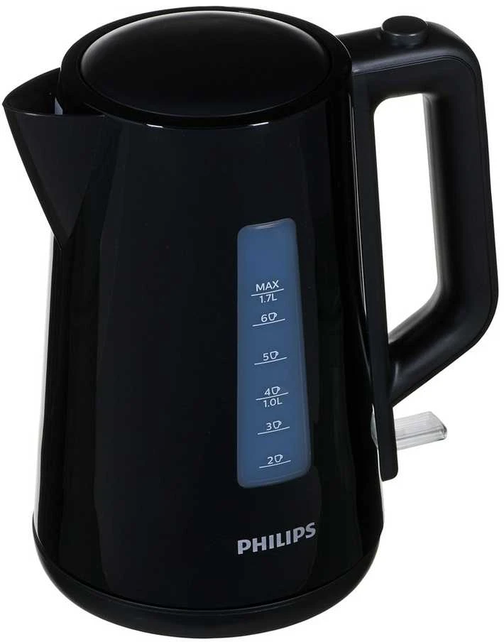 Philips Series 3000 Virdulys – 1,7 litro, šeimai skirtas dydis, juodas (HD9318/20)