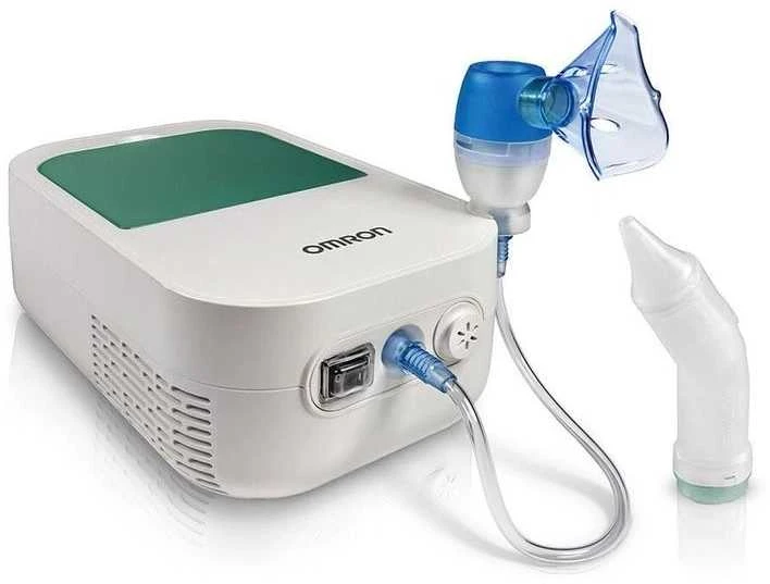 Omron inhaliatorius C301 DuoBaby 2in1 kompresorinis+nosies aspiratorius (specialiai kūdikiams)