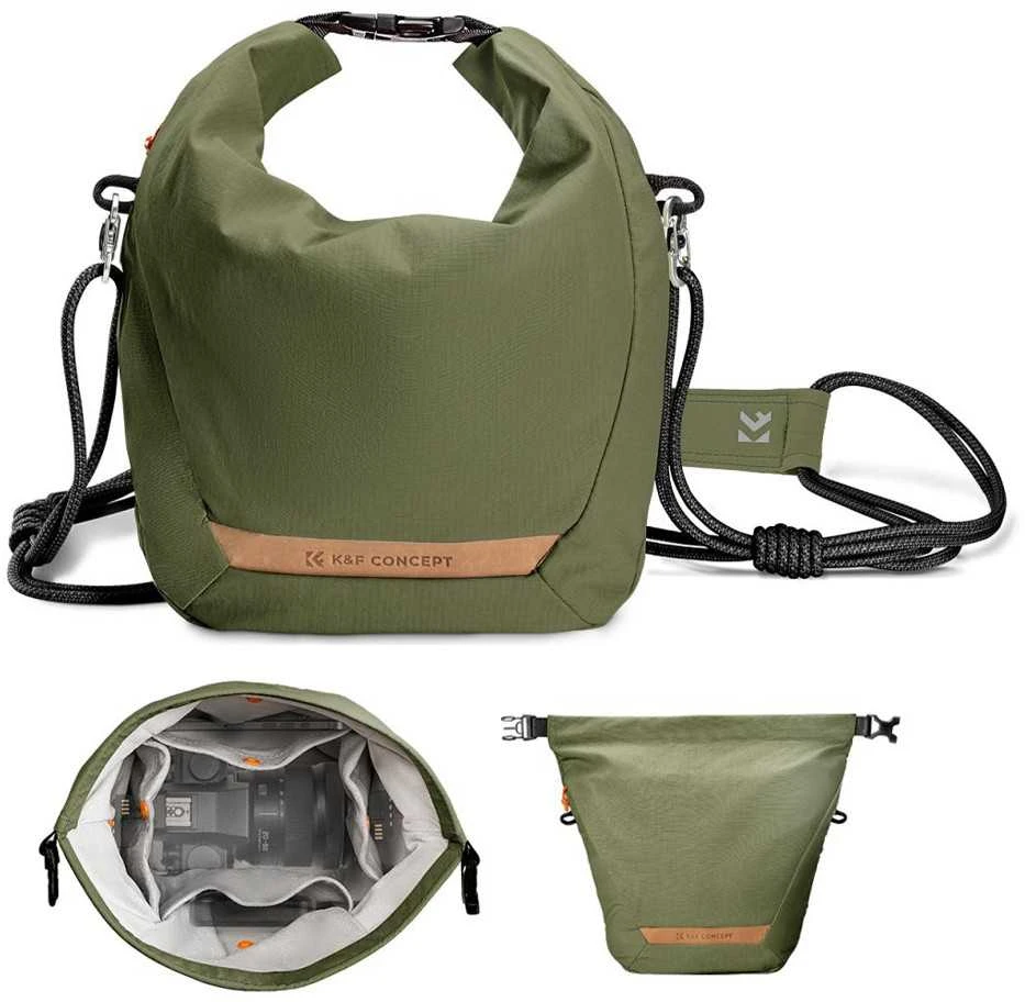 Kameros krepšys - ULANZI Sling Halfmoon Crossbody 5L Adjustable Strap Juodas