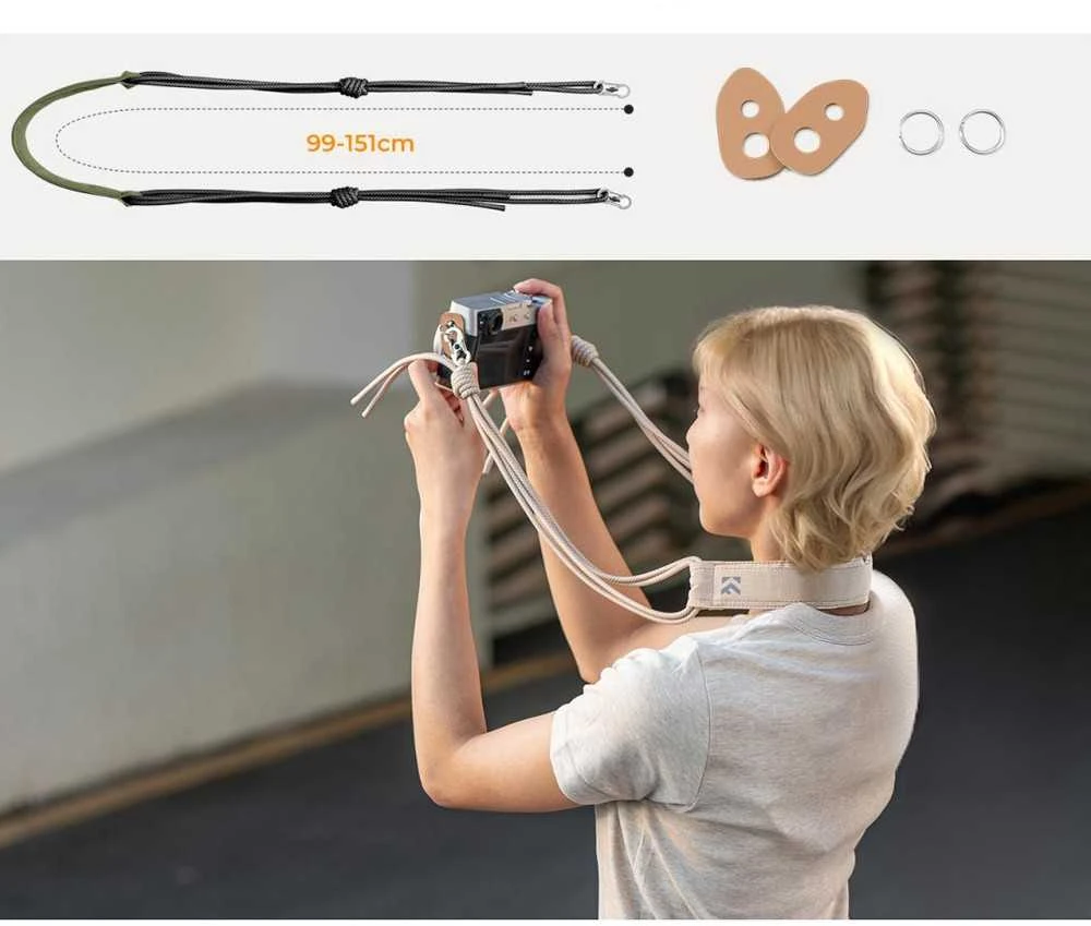 Kameros krepšys - ULANZI Sling Halfmoon Crossbody 5L Adjustable Strap Juodas