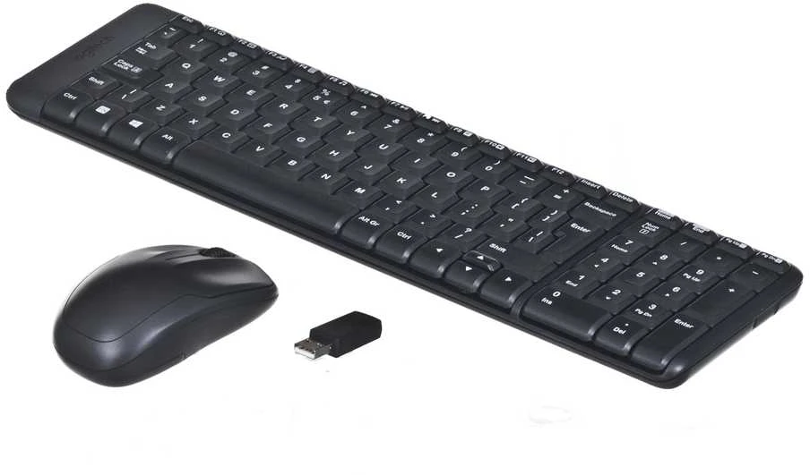 Belaidis klaviatūros ir pelės rinkinys Logitech MK220, ENG išdėstymas