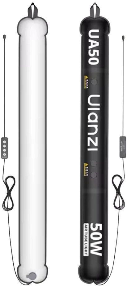 null LED šviestuvas - ULANZI UA50 50 W dviejų spalvų LED šviesos vamzdis 2 700–6 500 K CRI 95+ USB-C