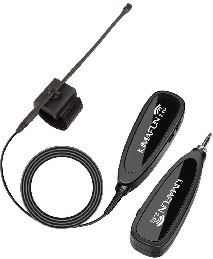 Mikrofono sistema - Belaidis KIMAFUN KM-U308A 2.4GHz Įkraunamas Juodas