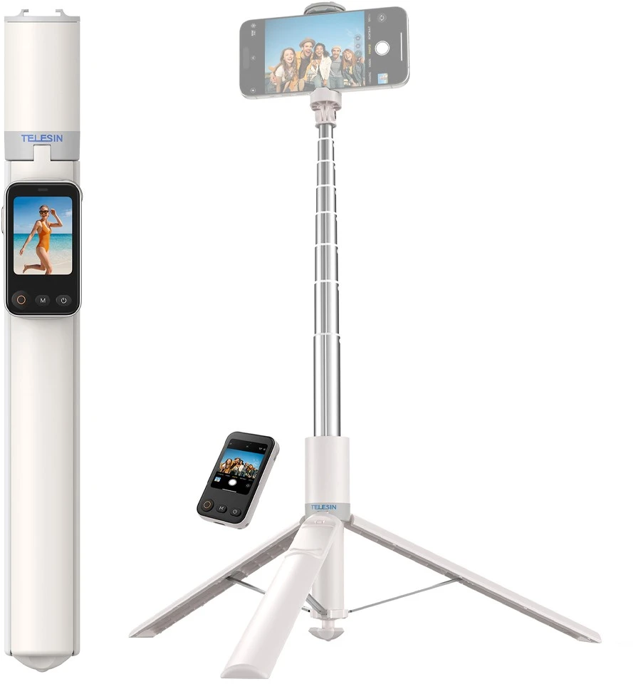 Telesin null Mobilio Telefono Stovas - ULANZI MA26 Kompaktiškas Stovas Su Reguliuojamu Telefono Laikikliu 58–85 mm, Juodas