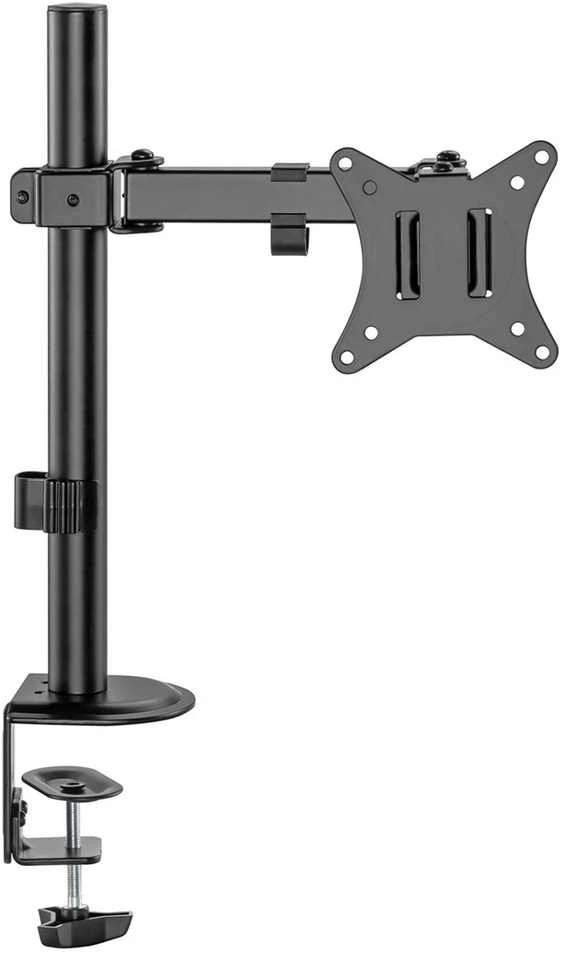 Maclean MC-753N LCD monitorius stalinis laikiklis 17-32" 9kg VESA 75x75 100x100 Vienos rankos ištiesiamas reguliuojamas