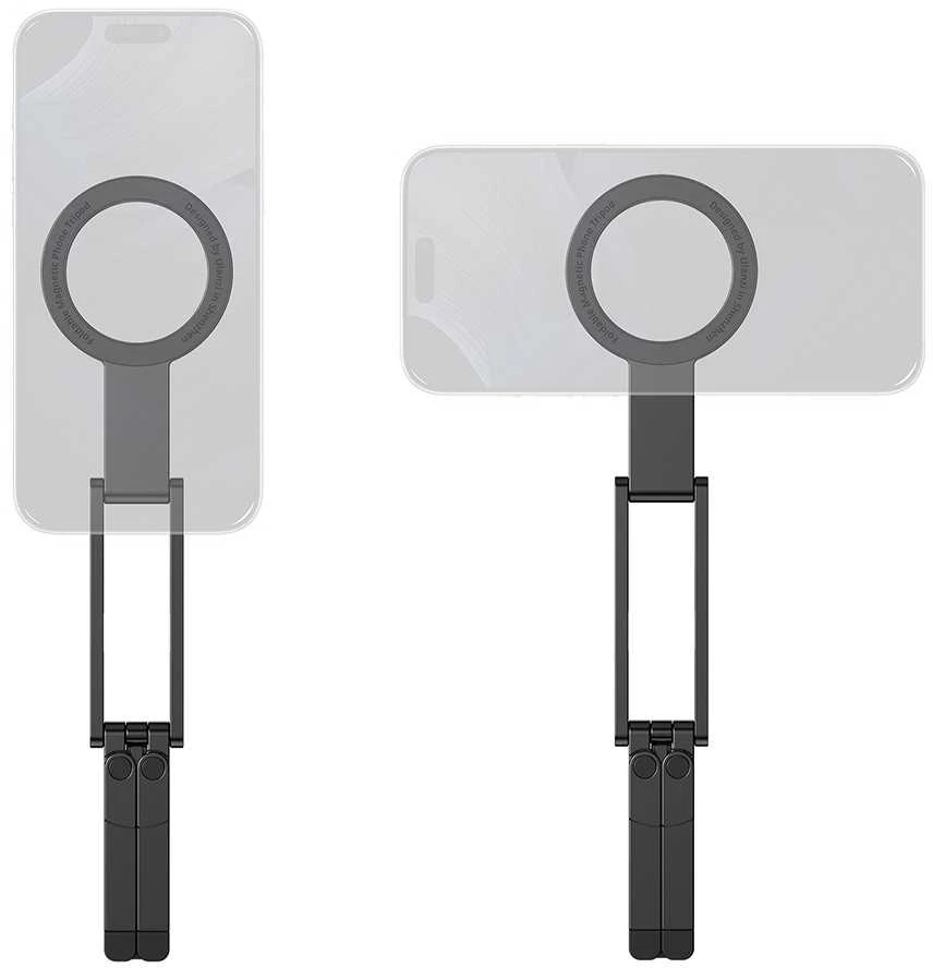 Stovas - ULANZI MA30 Kompaktiškas stovas iPhone MagSafe Sidabrinis
