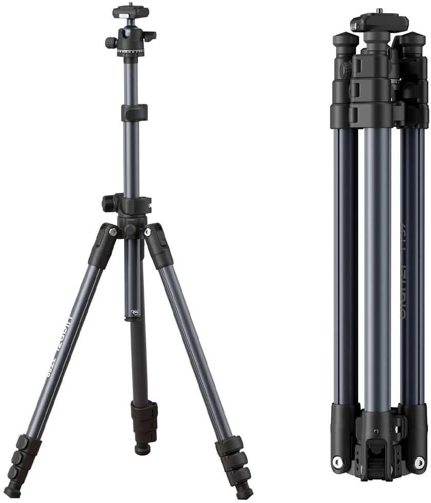 Fotografijos Stovas - Ulanzi TT59 175 cm, 3kg Apkrova, Aliuminis, Juodas/Pilkas