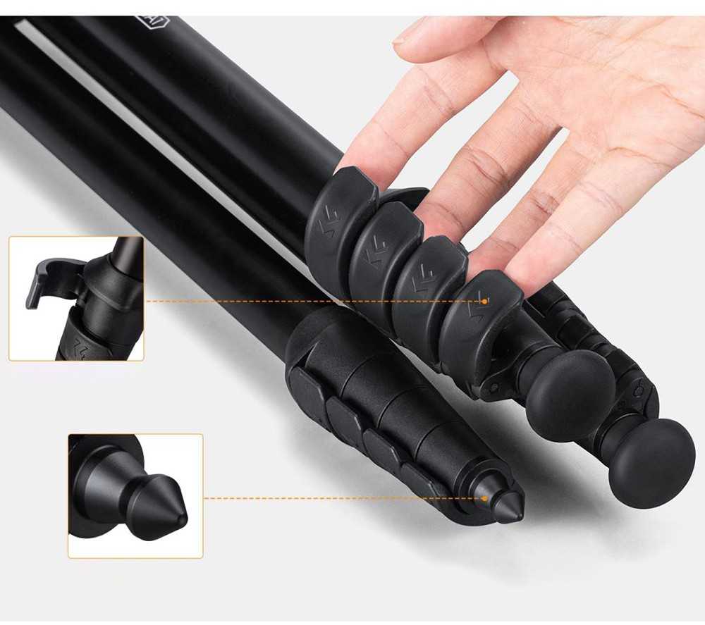 Stovas - ULANZI OMBRA YING 158cm Aliuminis Lengvas 3kg Talpa