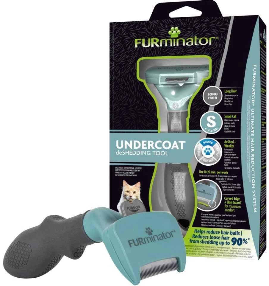 FURminator šukavimo įrankis ilgaplaukėms katėms, S