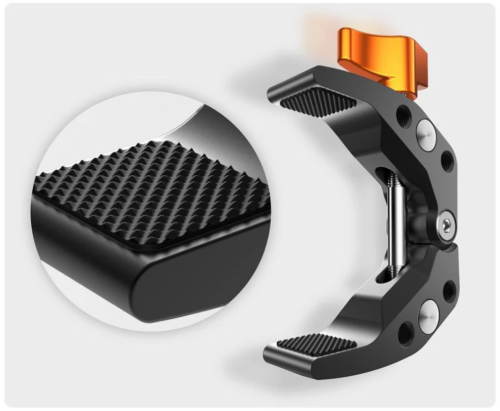 null Universalus Spaustuvas - K&F Concept MS15 Aliuminio Spaustuvas 60mm Atidarymas
