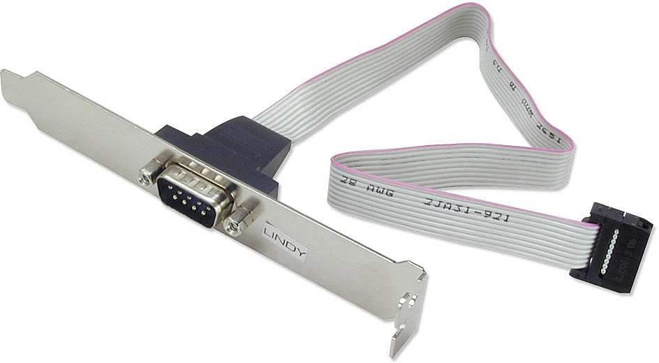 Nuosekliojo Prievado Adapteris - Lindy PC Galinės Plokštės DE-9 M RS-232 1:1 Sujungimas